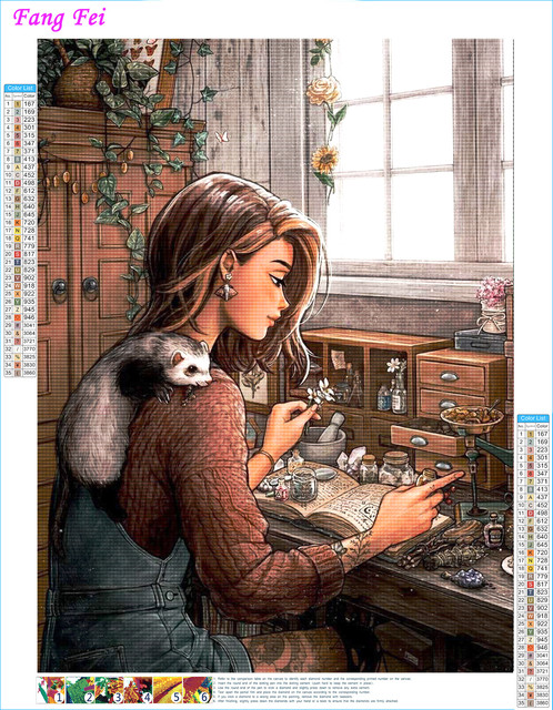 Diamond Painting Book Picture  Girl Reading Diamond Painting - Girl  Diamond - Aliexpress